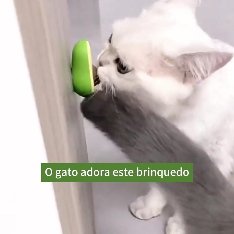 Abacate De Brinquedo Para Gatos Com Catnip Erva Gato Natural Envio imediato