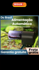 Newpet Alimentador Automático Timer Programável para Peixe Tartaruga Aquário, Bateria Lítio Recarregável Interna