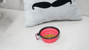 kit 2 Bebedouro E Comedouro De Silicone Retrátil Para Cães e Gatos 350 ML porta ração