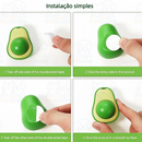 Abacate De Brinquedo Para Gatos Com Catnip Erva Gato Natural Envio imediato