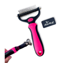 Escova Rake Grande 26 ou 17 dentes Desembolador de Pelo Pet Cães Gatos Não Machuca