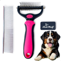 Escova Rake Grande 26 ou 17 dentes Desembolador de Pelo Pet Cães Gatos Não Machuca