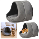 Cama Caminha Toca Casinha Iglu para Cachorro e Gato Suede Premium - Vários Tamanhos e Cores