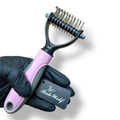 Escova Rake Grande 26 ou 17 dentes Desembolador de Pelo Pet Cães Gatos Não Machuca