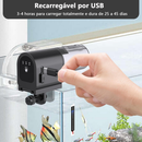 Newpet Alimentador Automático Timer Programável para Peixe Tartaruga Aquário, Bateria Lítio Recarregável Interna