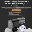 Newpet Alimentador Automático Timer Programável para Peixe Tartaruga Aquário, Bateria Lítio Recarregável Interna