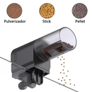 Newpet Alimentador Automático Timer Programável para Peixe Tartaruga Aquário, Bateria Lítio Recarregável Interna