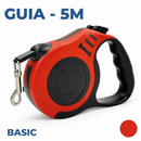 Coleira Guia Retrátil 3/5 Metros Pets Cachorro Cães Gatos Resistente com Trava até 12kg
