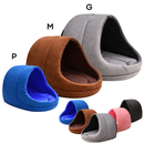 Cama Caminha Toca Casinha Iglu para Cachorro e Gato Suede Premium - Vários Tamanhos e Cores