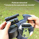 Guia Dupla Retrátil para 2 Cães | Resistente, Luz LED e Trava Automática, Perfeita para Passeios Noturnos -Z17