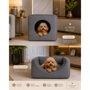 Casinha cama toca Iglu 3 Em 1 Cão E Gato,Tamanhos P, M, G e GG, com almofada removível fundo impermeável
