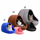 Cama Caminha Toca Casinha Iglu para Cachorro e Gato Suede Premium - Vários Tamanhos e Cores
