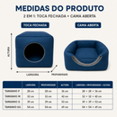 Casinha cama toca Iglu 3 Em 1 Cão E Gato,Tamanhos P, M, G e GG, com almofada removível fundo impermeável