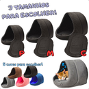 Cama Caminha Toca Casinha Iglu para Cachorro e Gato Suede Premium - Vários Tamanhos e Cores