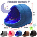 Cama Caminha Toca Casinha Iglu para Cachorro e Gato Suede Premium - Vários Tamanhos e Cores