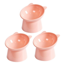 Comedouro Bebedouro Elevado 1 2 ou 3 Unidades Anti Engasgo Pet Gato Cachorro Kit