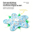 Brinquedo Interativo Para Gatos Com Mouse Ativado Por Movimento , Sons Estridentes E Penas Ocultas